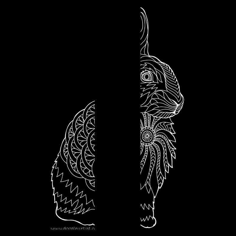 Rabbit design white