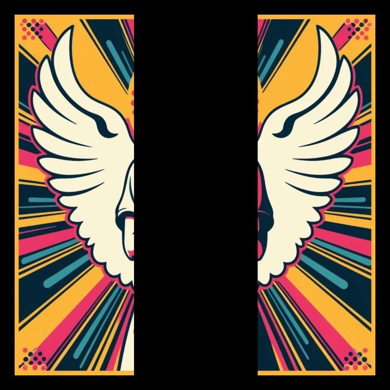 Schutzengel Pop-Art