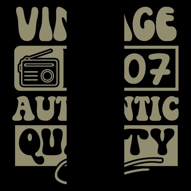 Authentic 2007 Millésime 2007 - Vintage 2007 Rétro