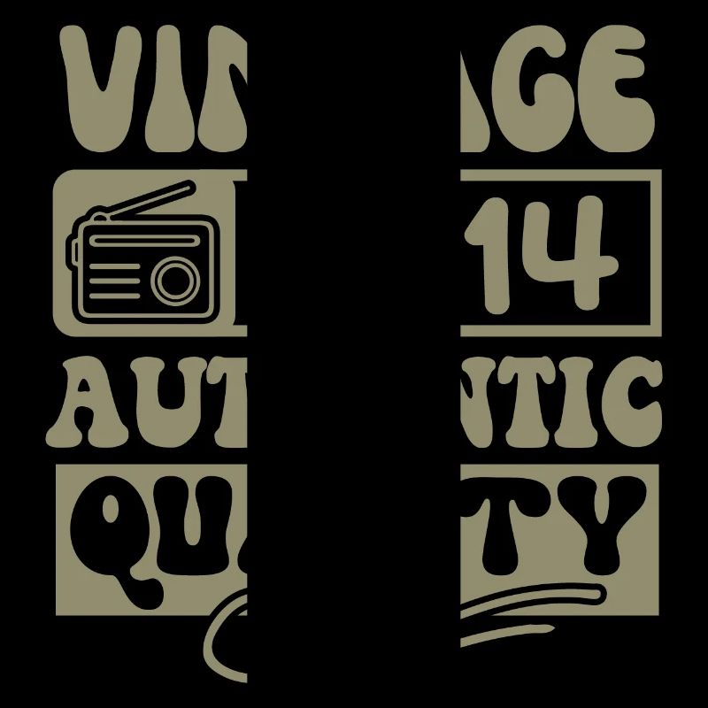 Authentic 2014 Vintage 2014 - Vintage 2014 Retro