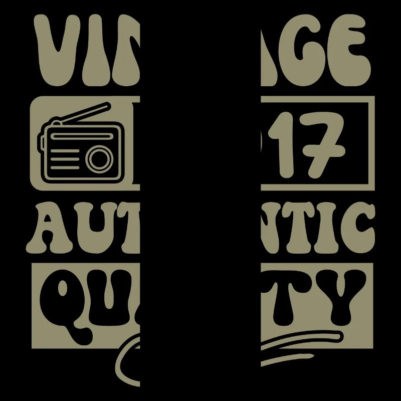 Authentic 2017 Vintage 2017 - Vintage 2017 Retro