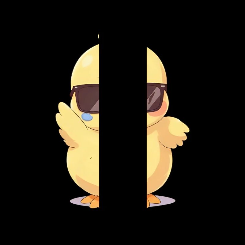 I Will Handle It – Crying Chick with Glasses