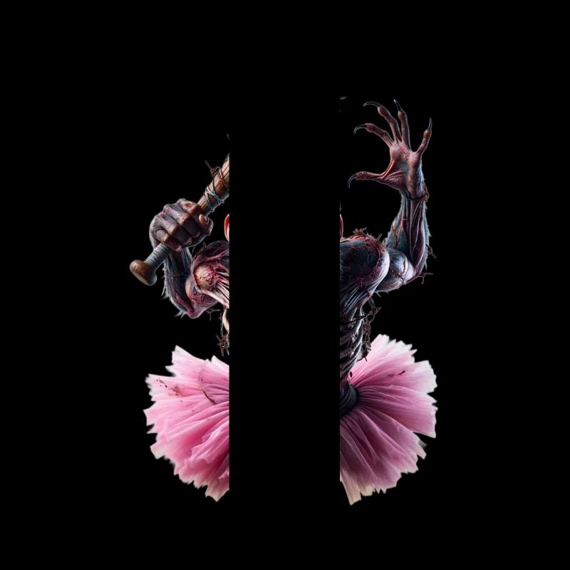 Zombie Affe im Tutu