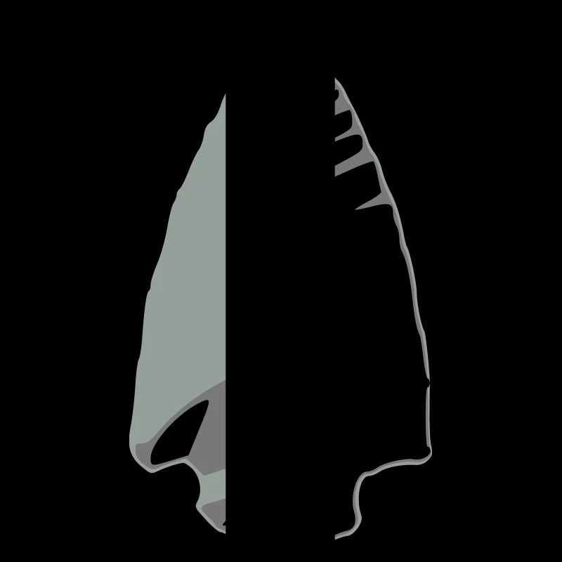 flint arrowhead indian
