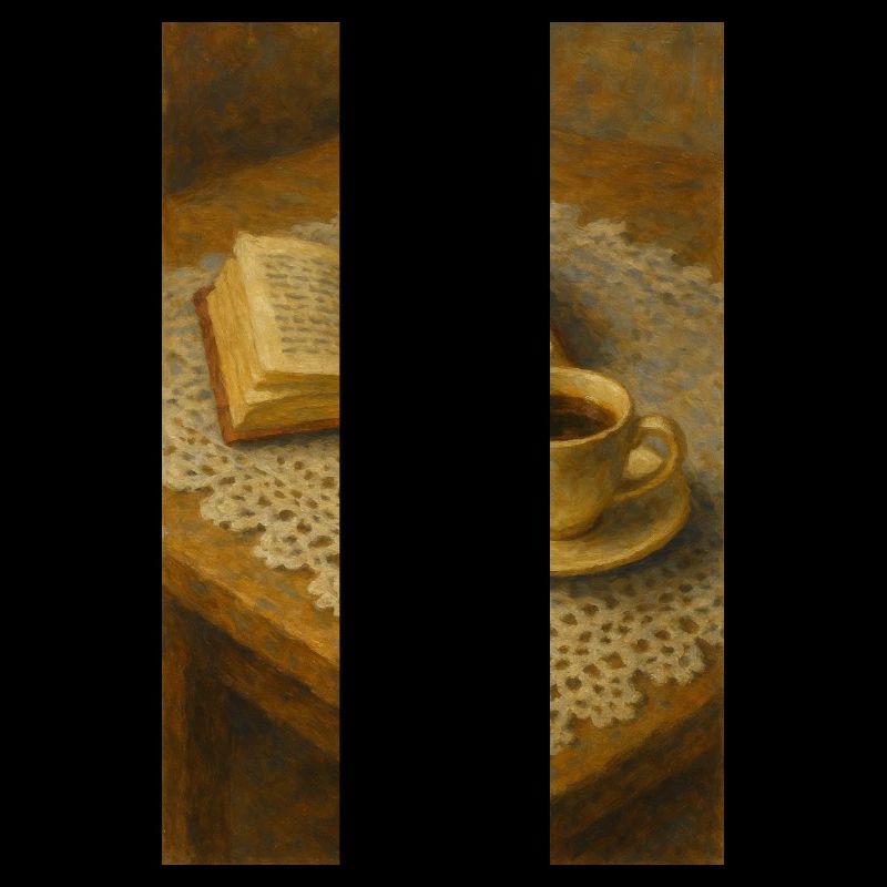 Book and coffee