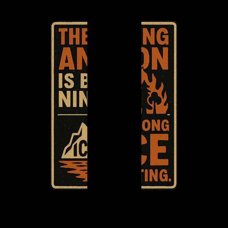 The wrong Forest is burning. The wrong lce is melt