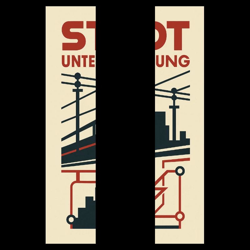 Stadt unter Spannung U Bahn Blitz Strom Metropole