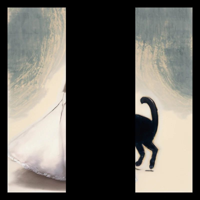 Über eine Katze, die...