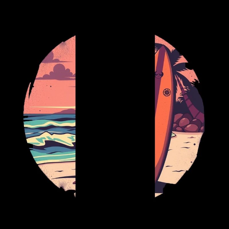 Retro Surf Vibes – Endloser Sommer