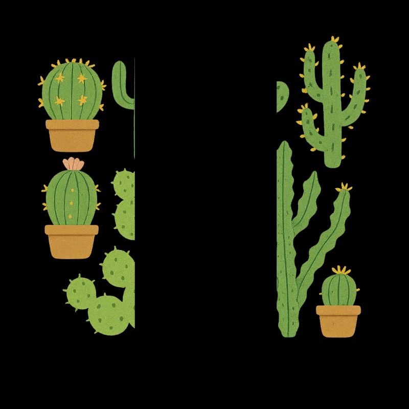 Différents types de cactus
