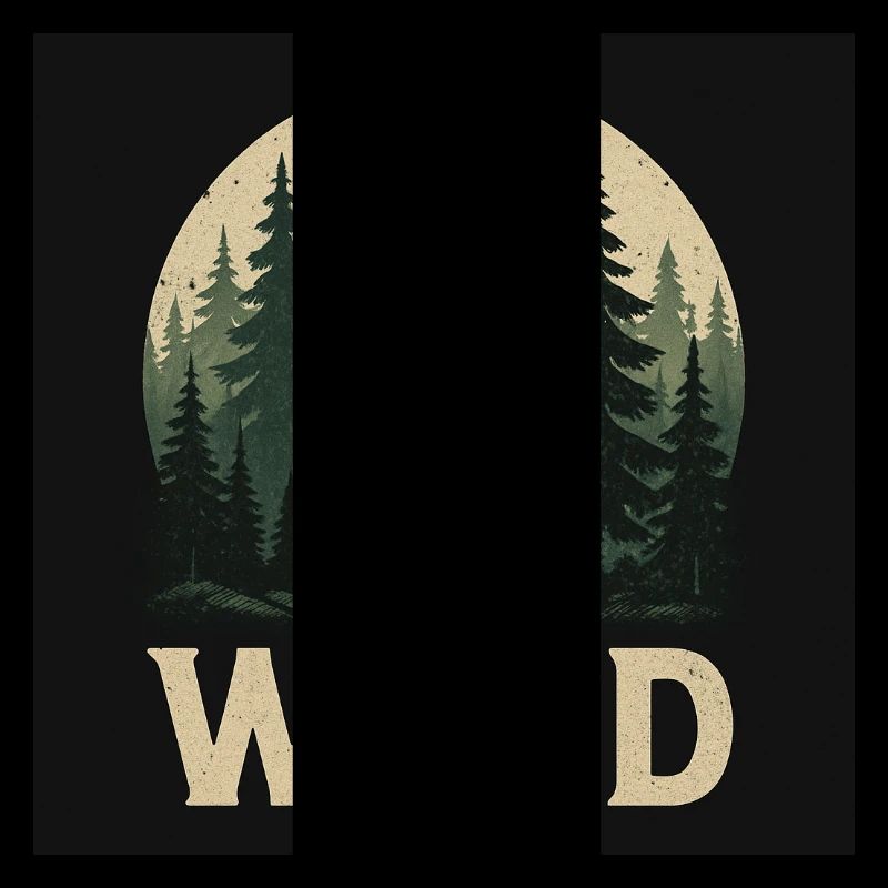 Conception de forêt de sapins