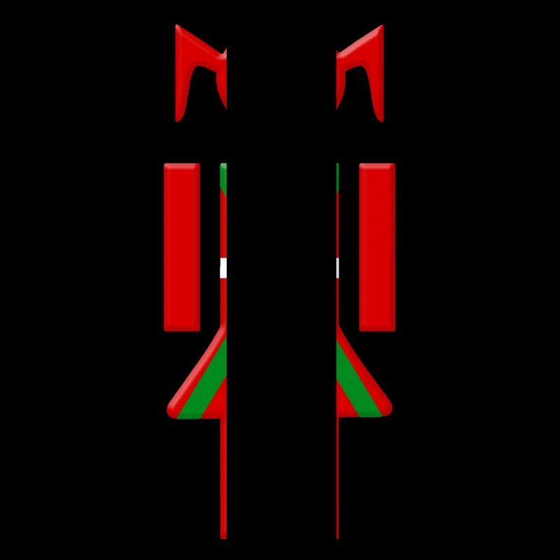 Fille Basque drapeau Euskadi