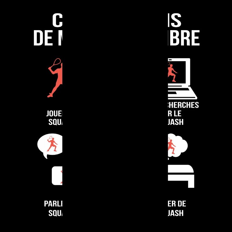 Ce que je fais de mon temps libre – Squash