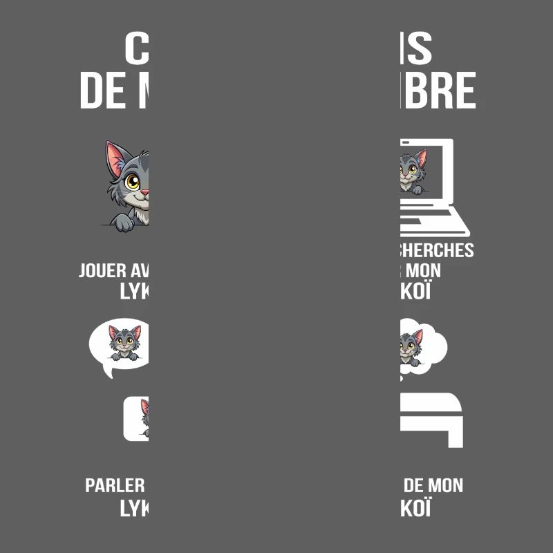 Ce que je fais de mon temps libre Lykoi