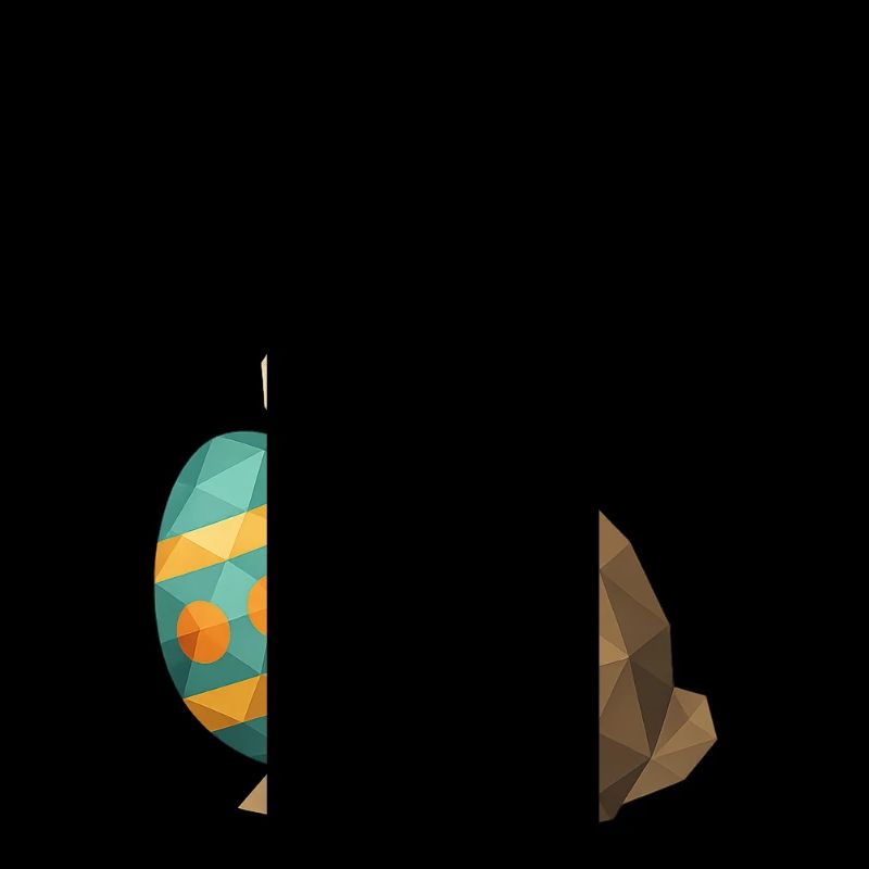 Geometric Easter Bunny