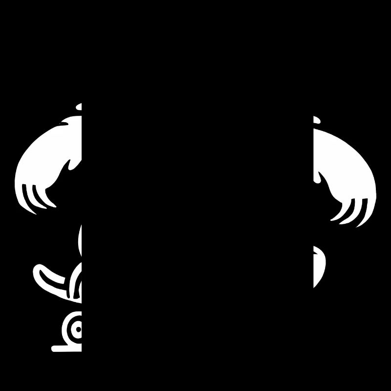 Faultier Skateboard Silhouette minimalistisch