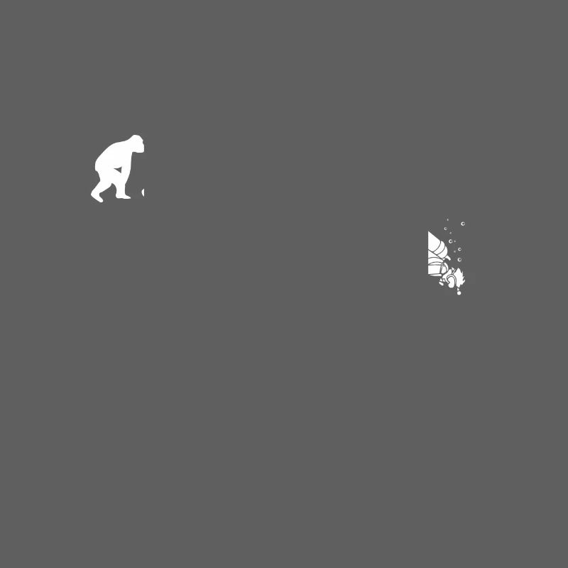 Tshirt évolution plongeur