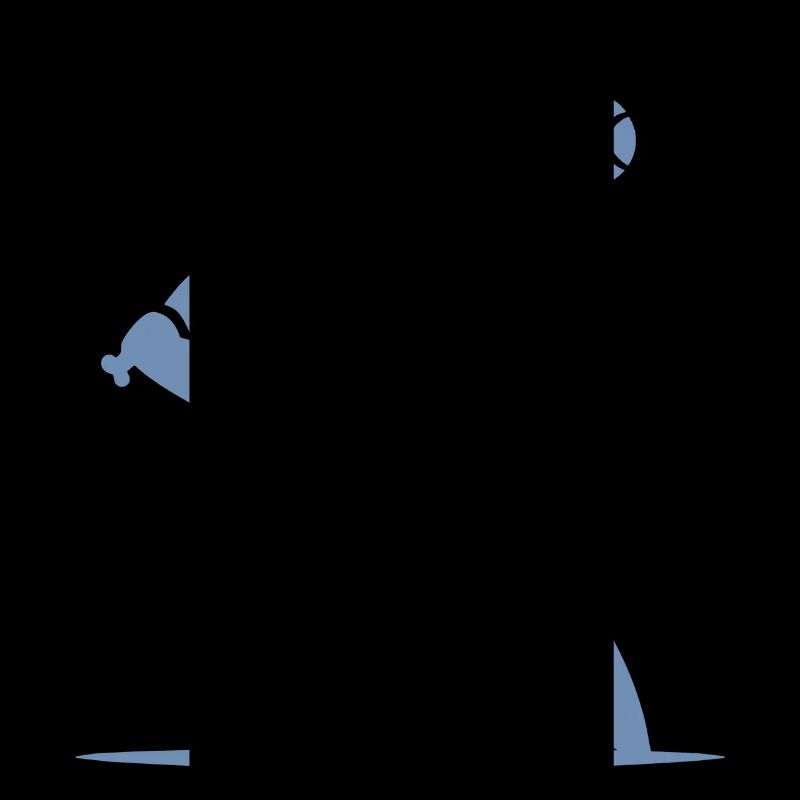 Minimalist panda baseball silhouette