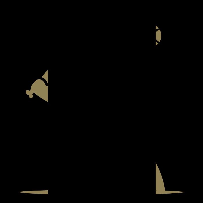 Minimalist panda baseball silhouette