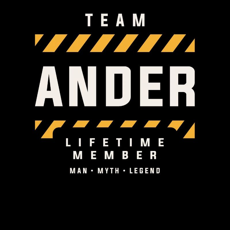 Team Ander Lifetime Member Funny Name Ander