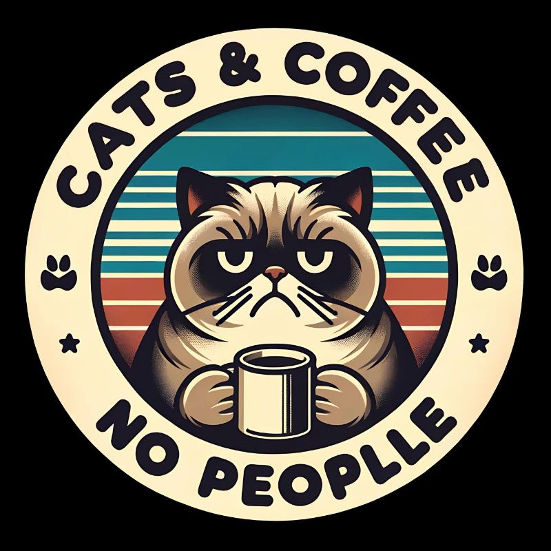 Le chat et le café, pas les gens