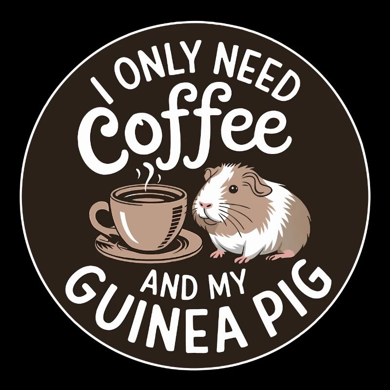 Need coffee and my guinea pig
