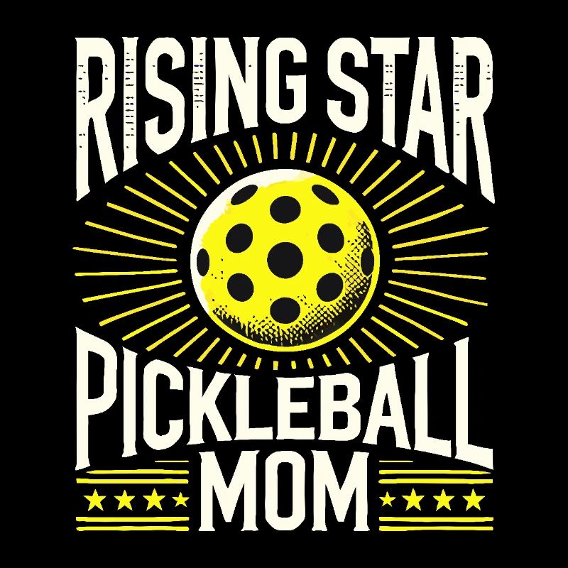 Pickleball Mama eines aufstrebenden Stars
