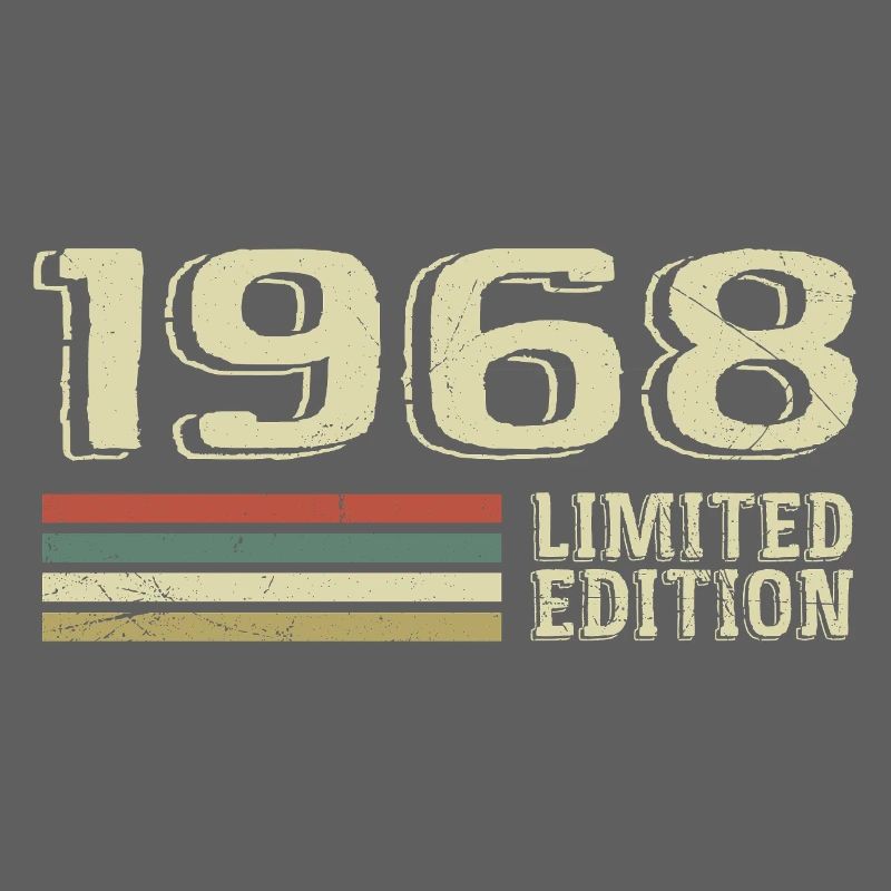 Born in 1968 Birthday 1968 Vintage 1968