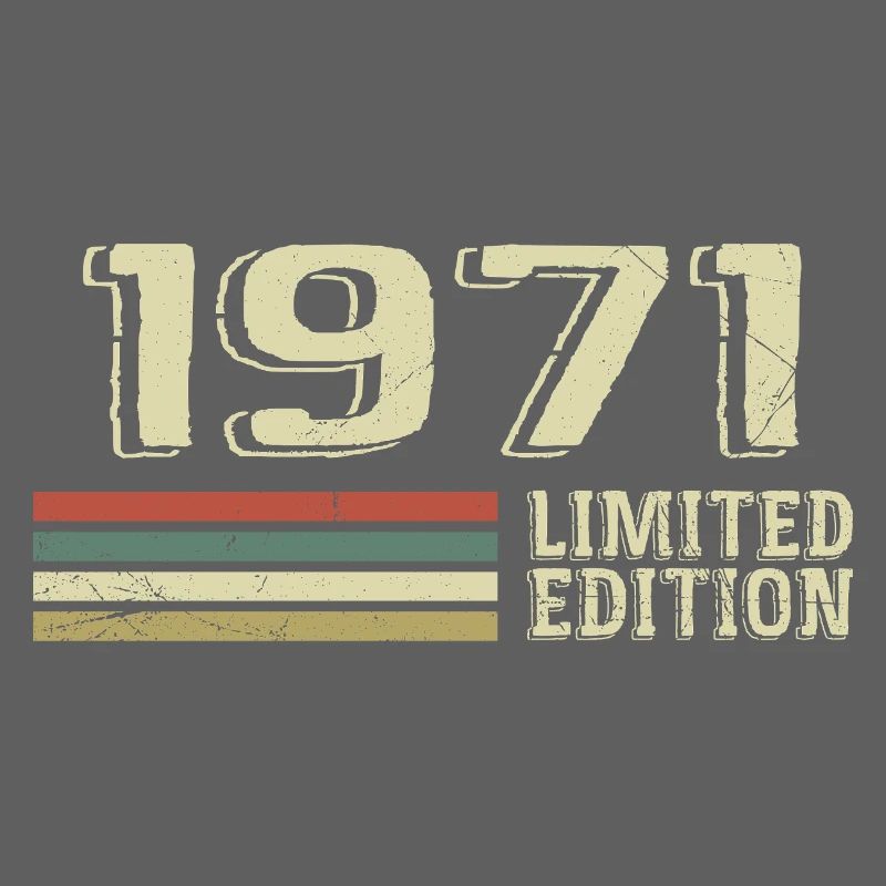 Nées en 1971 anniversaire 1971 Vintage 1971