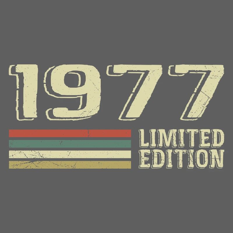 Born In 1977 Birthday 1977 Vintage 1977