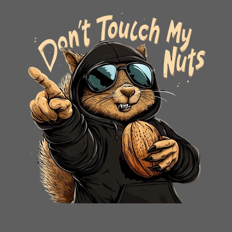 Don't Touch My Nuts - Funny Squirrel Design