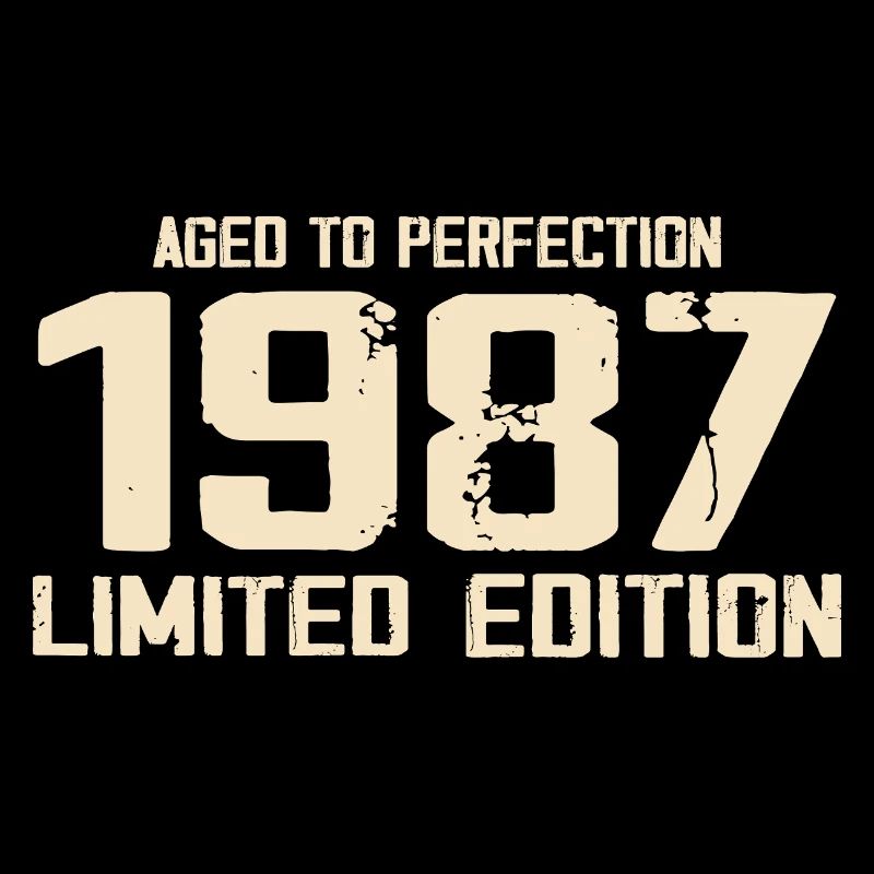 1987 Edition limitée 1987 Anniversaire 1987 Rétro