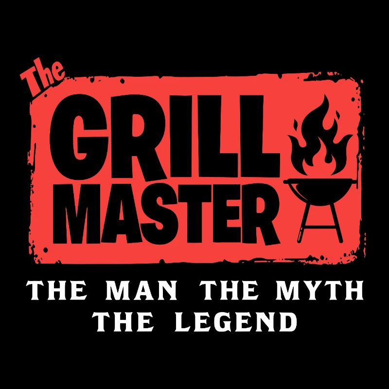 The Grillmaster BBQ Grillen Kultspruch