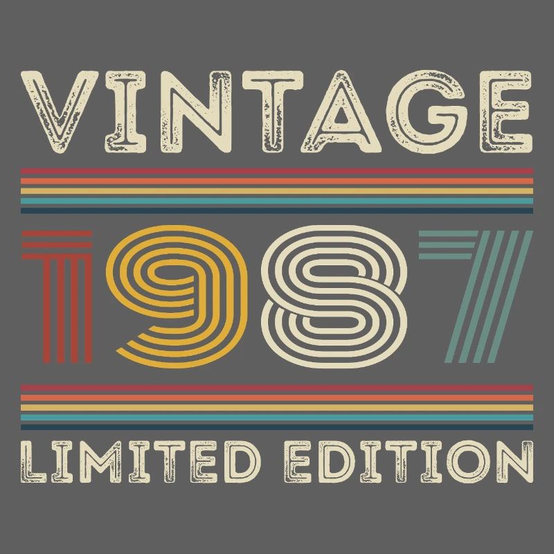 1987 Geburtstag 1987 Retro 1987 Geschenk 1987