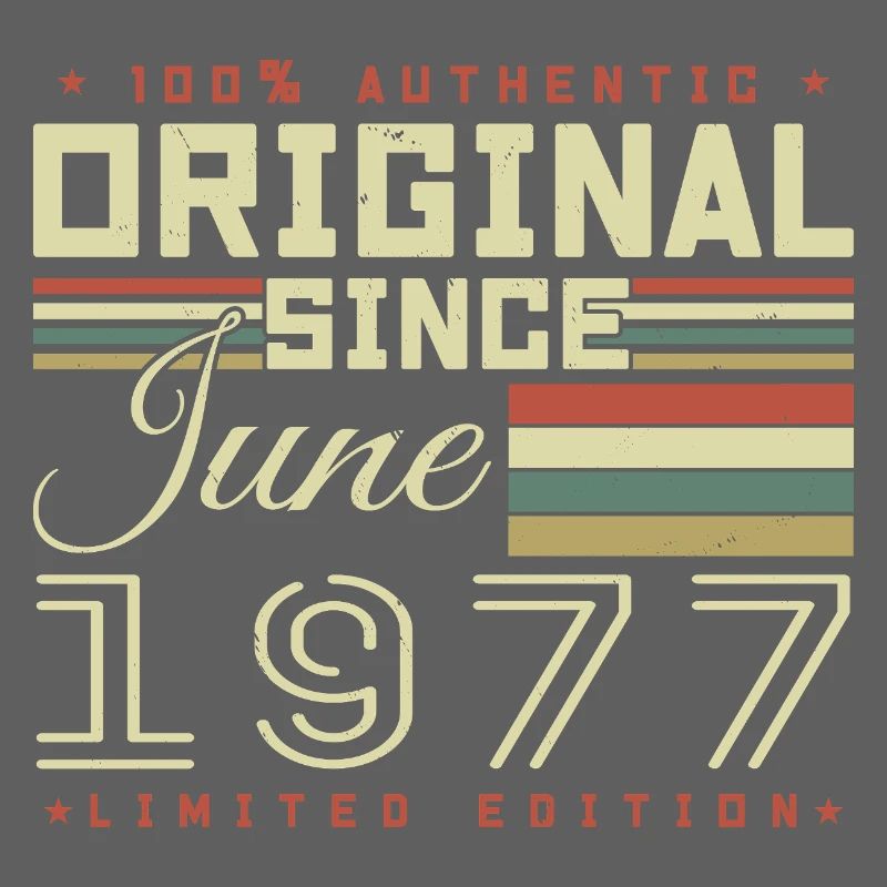 Geburtstagsgeschenk Juni 1977, Geschenk Juni 1977