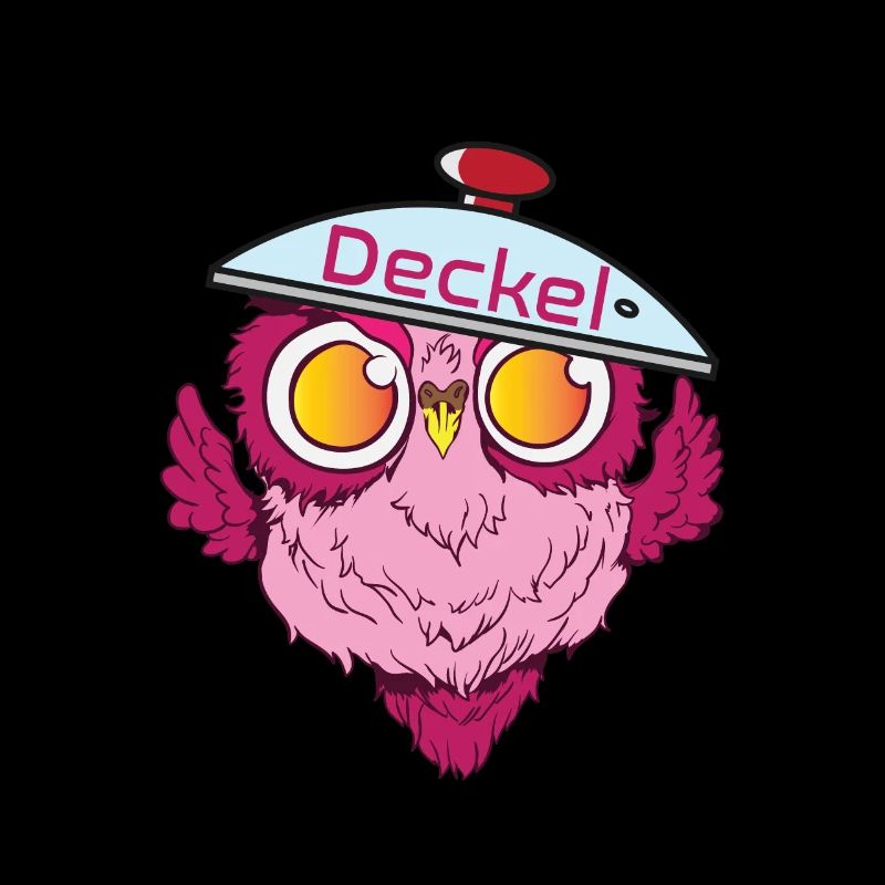 Eule im Pärchenlook mit Deckel ohne Topf