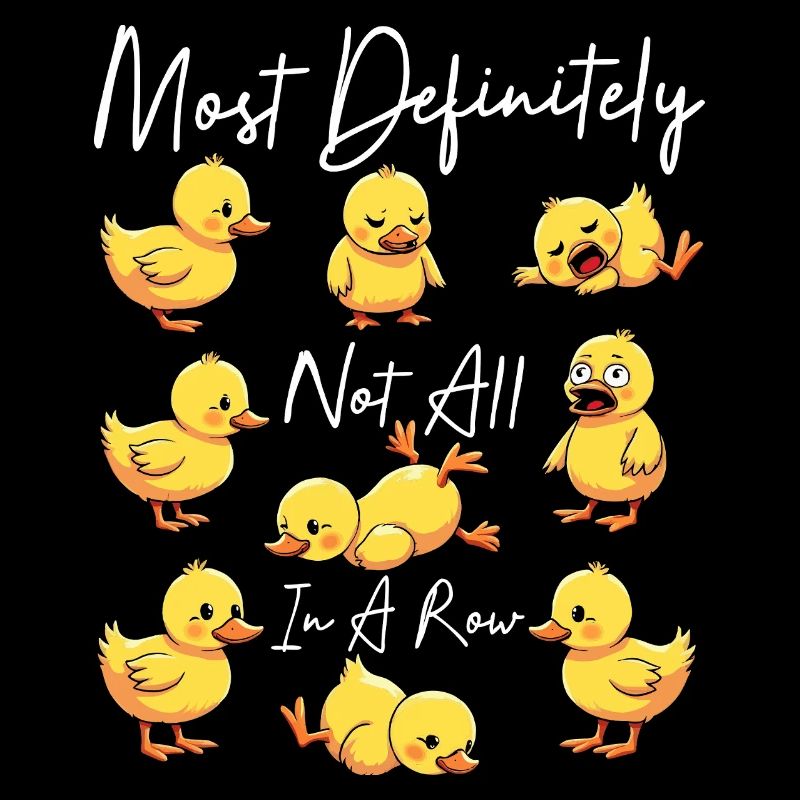 Most Definitely Not All In A Row