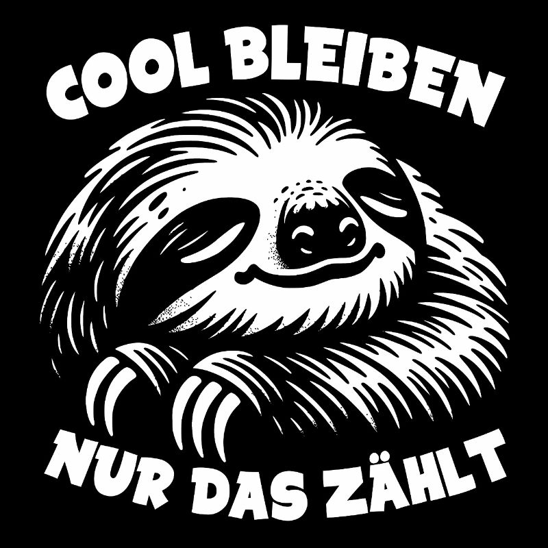 Faultier cool bleiben das ist wichtig