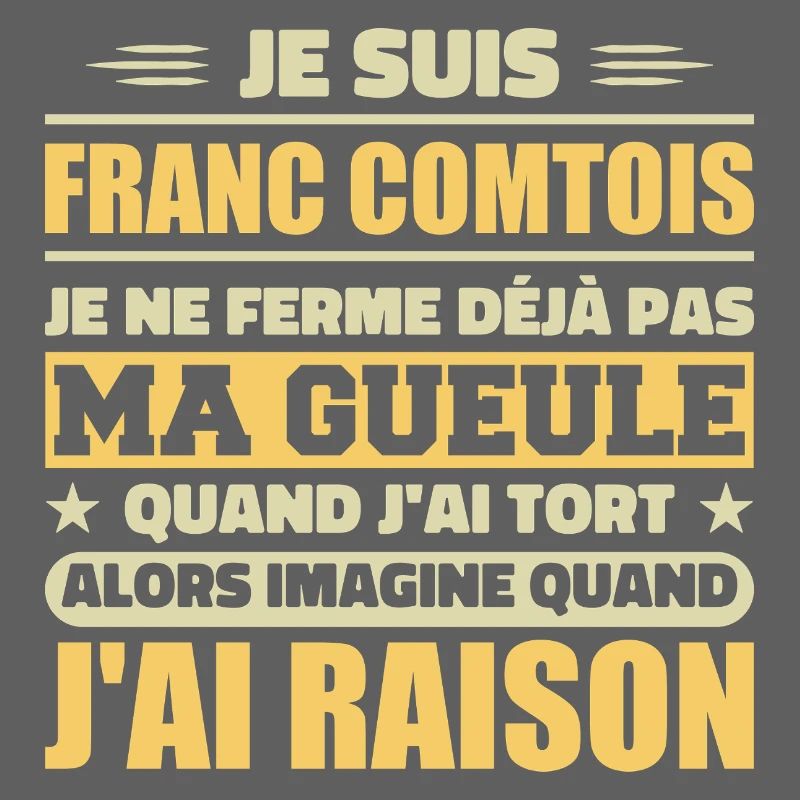 Franc comtois Ich halte meinen Mund nicht zu frank comté