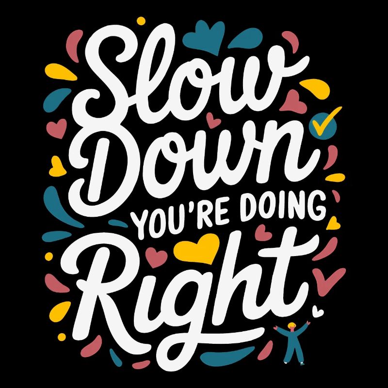 Calm down - you're doing the right thing