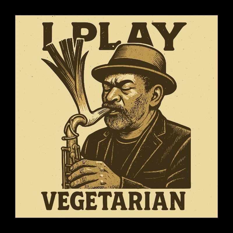 Saxophon I play vegetarian