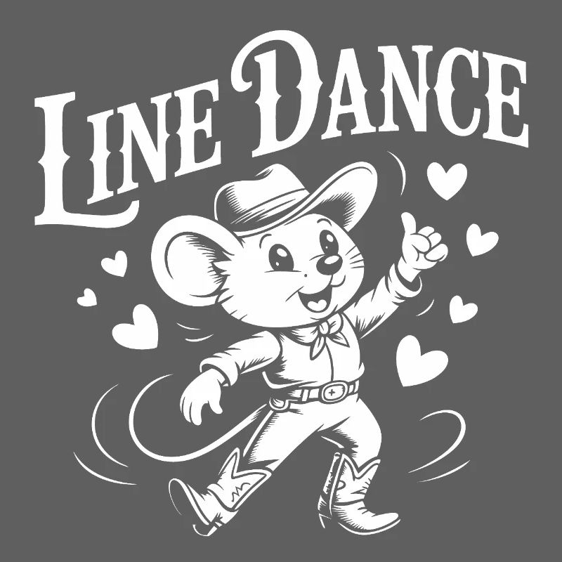 Line Dance Mouse Funny Mouse Dancing Line Dance