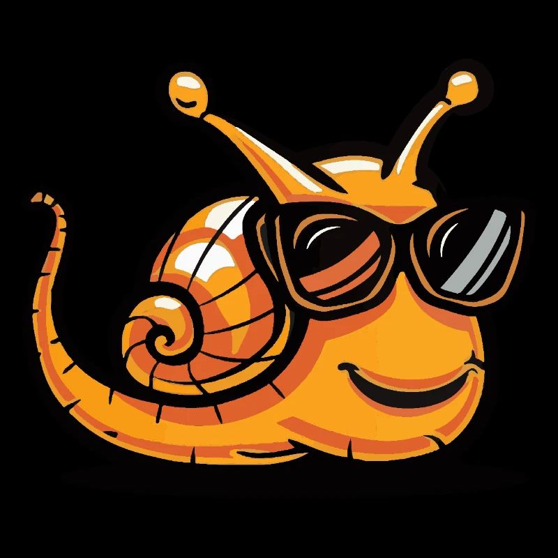 Schnecke Cool Comic
