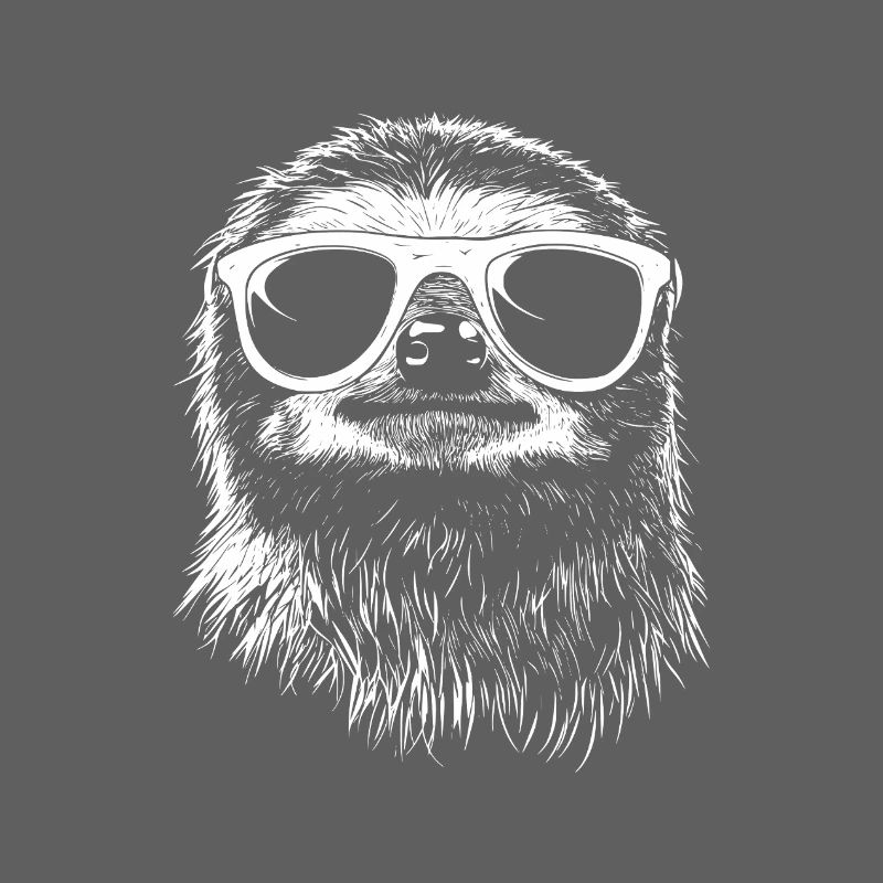 Cool Sloth Sunglasses Summer Graphic