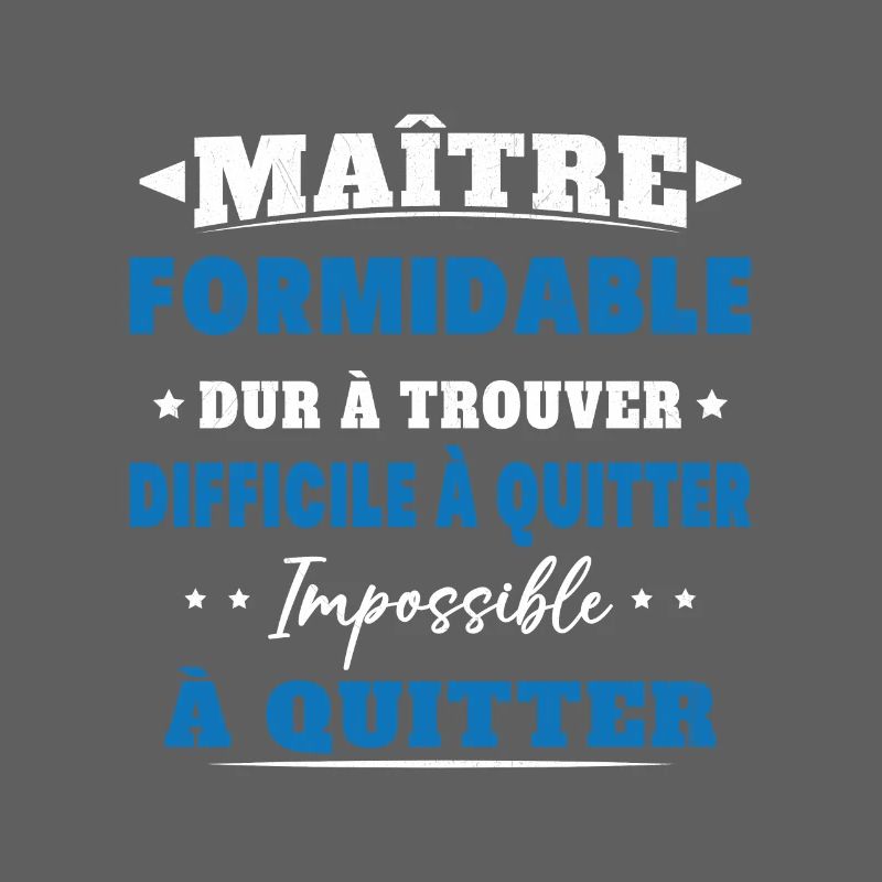Maître formidable idée cadeau maître d'école