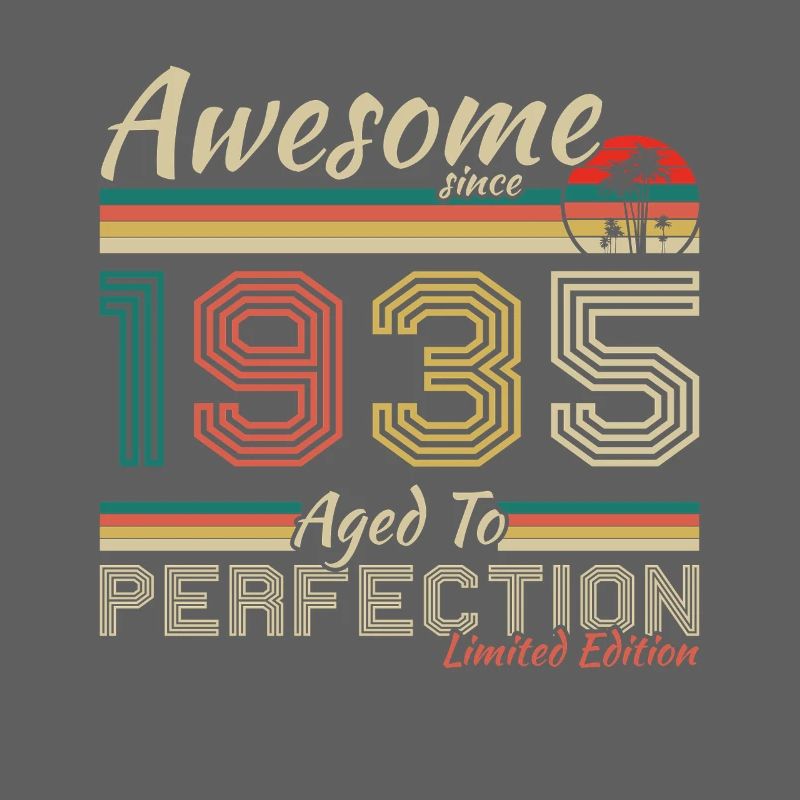 1935 Vintage Retro Birthday Gift
