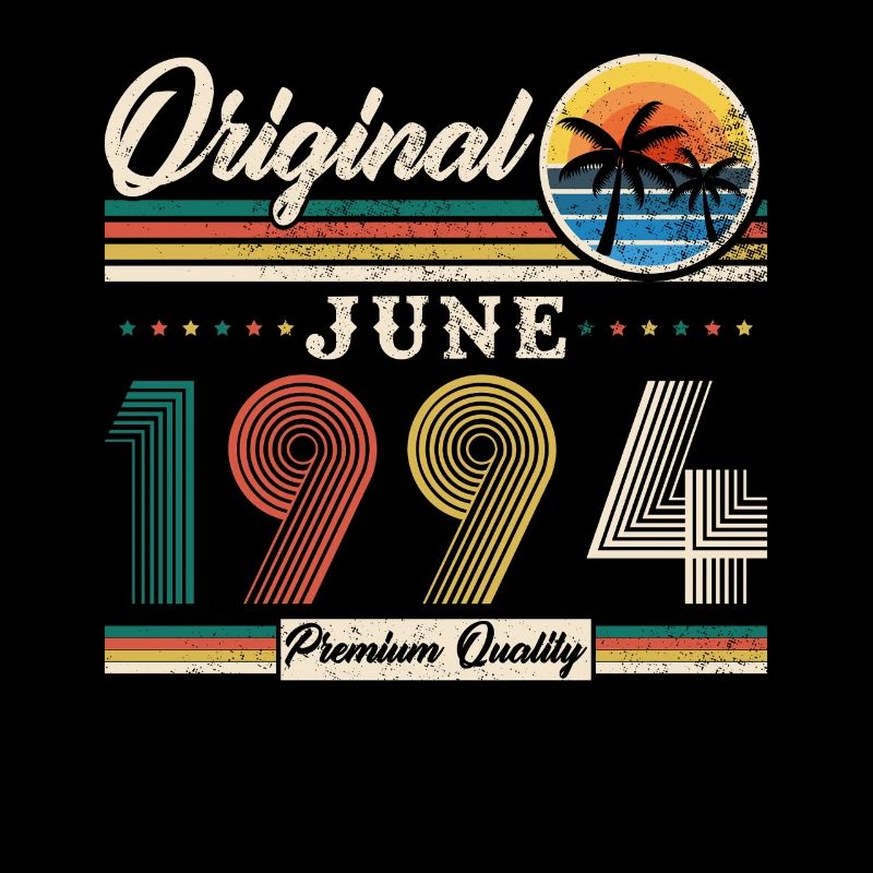 1994 Juni Vintage Retro Geburtstagsgeschenk