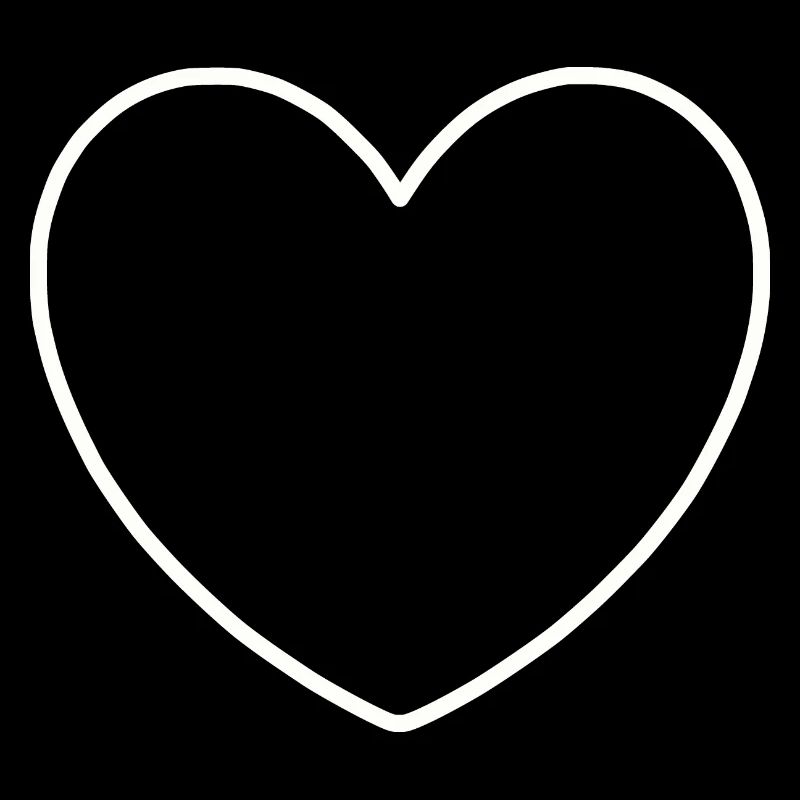 weißes Herz weiß Geschenk Valentinstag