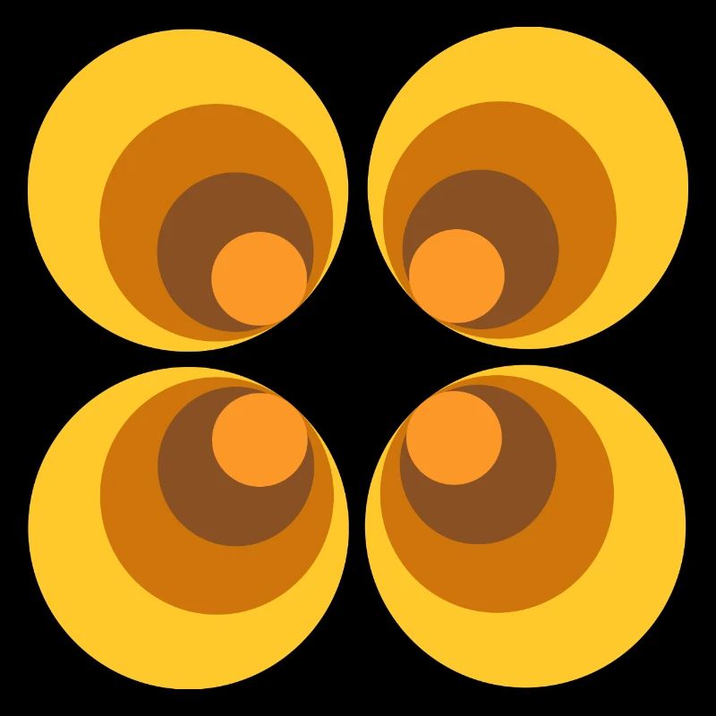 70s Flower Pattern Retro