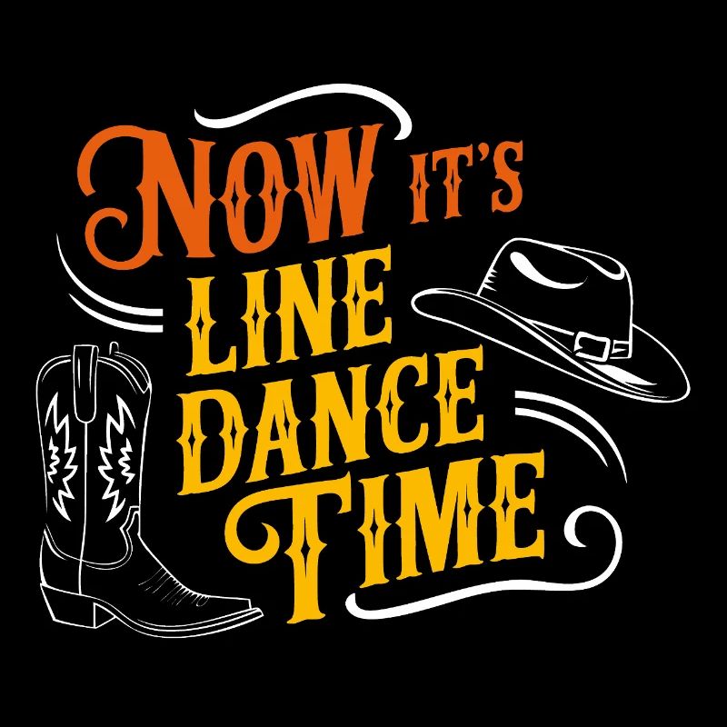 Line Dance Zeit Line Dancing Tanzen